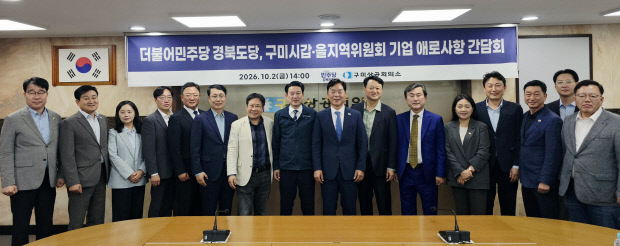구미상의, 민주당과 간담회... 기업 애로 사항 초당협조 당부 - 뉴스 썸네일 이미지